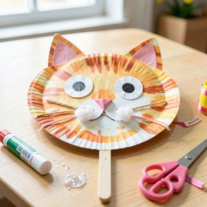 Gotowa maska kota — przykład pracy