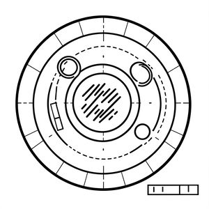Szablon radia do wycięcia (talerzyk)