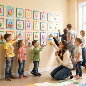 Mini-galeria prac — wystawka ścienna