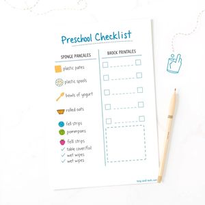 Lista materiałów i higiena (checklista)