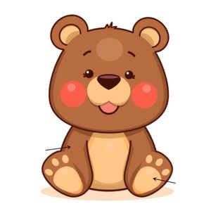 Plakat niedźwiedzia (ilustracja powitalna)