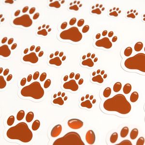 Arkusz naklejek: Łapki misia