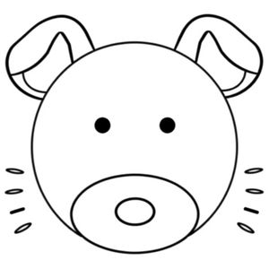 Szablony: talerzyk, uszka, pyszczek