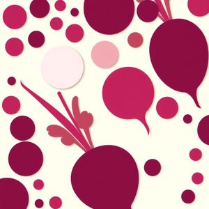 Szablony do mozaiki buraka — kawałki papieru