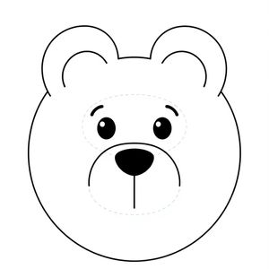 Szablony elementów misia