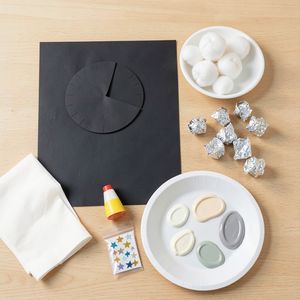 Ułożenie stacji roboczej — zdjęcie przygotowanych materiałów