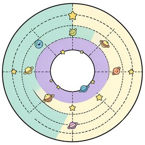 Szablon orbity — oznaczenia na podłodze
