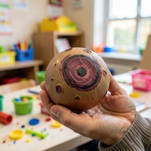 Papierowa kulka – model Plutona