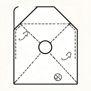 Szablon prostej koperty do wydruku