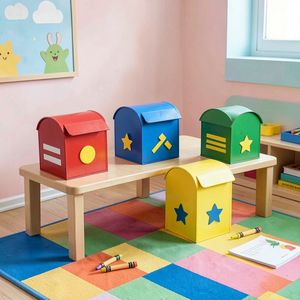 Zestaw skrzynek pocztowych do zabawy