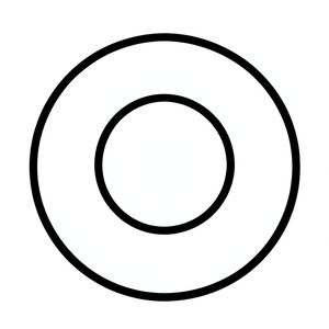 Szablon pączka do wycięcia