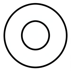 Szablon pączka do wycięcia