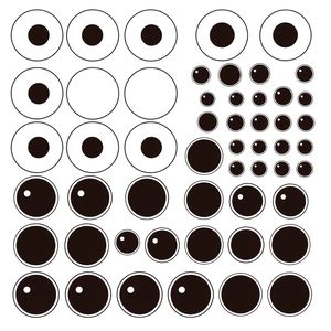 Szablon oczu i źrenic