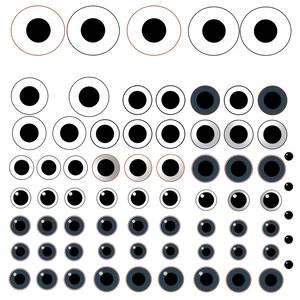 Szablon oczu i źrenic