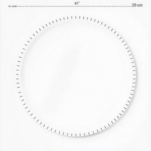 Szablon talerzyka / baza (duże koło)