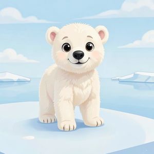 Ilustracja niedźwiedzia polarnego - główna