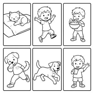 Kolorowanki — co robi (linie)