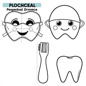 Maski i proste rekwizyty papierowe