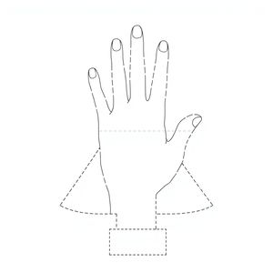 Szablon: Odciski dłoni do choinki