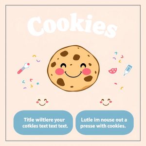 Plakat powitalny — „Ciasteczka”