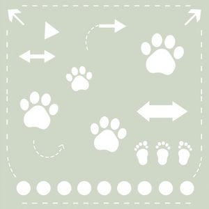 Szablon ścieżki — naklejki/stopki