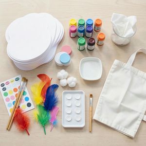 Zdjęcie materiałów — flatlay przygotowań