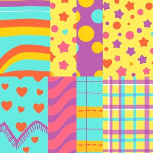 Wzory na kolorowe chusty