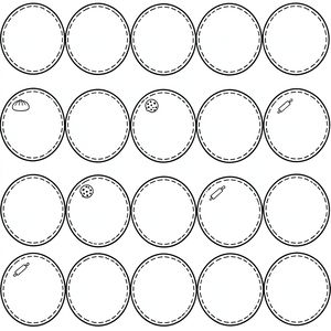Szablony etykiet na talerzyki (okrągłe)