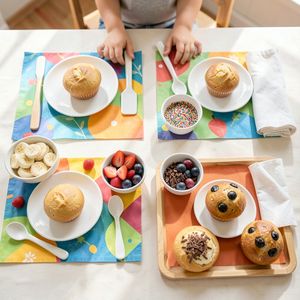 Zdjęcie stacji pracy — widok z góry