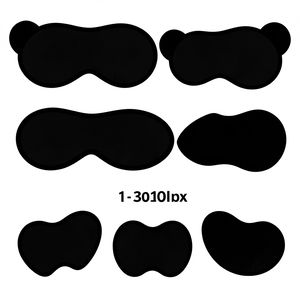 Czarne łatki i uszka - zestaw szablonów