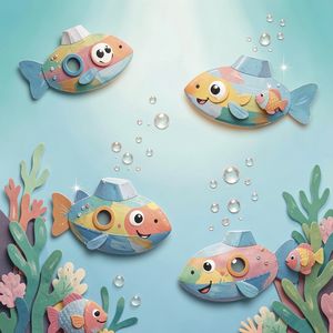 Ilustracja dekoracyjna — Podwodny świat