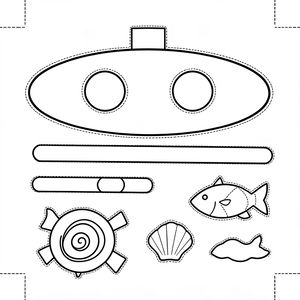 Szablony do wycięcia: elementy łodzi