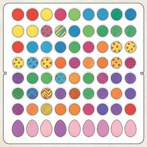 Szablony kolorowych płatków do wycięcia