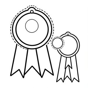 Szablon medalu do druku (A4)