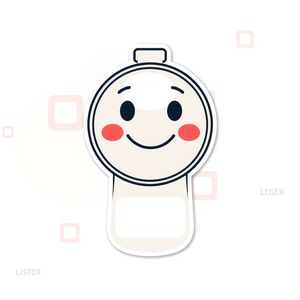 Naklejka/etykieta na lustereczko — Lustereczko