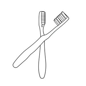 Szablon do dekoracji szczoteczki (wycinanka)