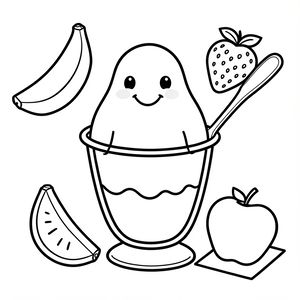 Kolorowanka — postać budyniu