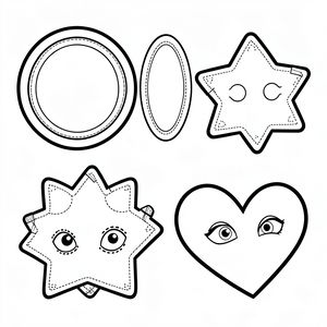 Szablony masek - arkusz A4