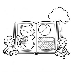 Kolorowanka — Proste obrazki dotykowe