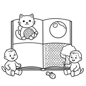 Kolorowanka — Proste obrazki dotykowe