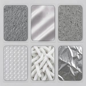 Szablony próbek faktur — karty do wycięcia