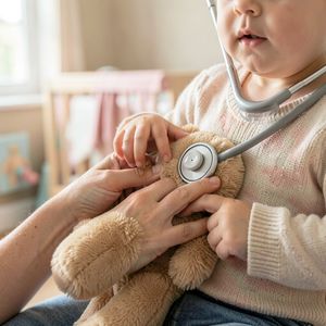 Stacja 1 — Słucham serduszka (fotografia aranżowana)