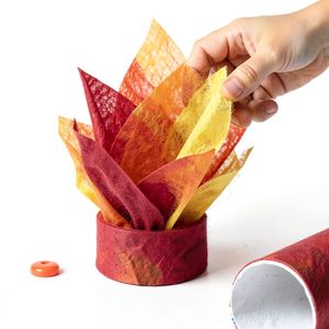 Ilustracja elementu sensorycznego: płomień z bibuły/waty