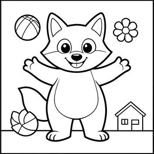 Kolorowanka — postać główna