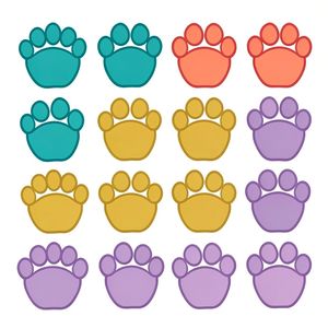 Szablon kopyt — duże odciski do stawiania na podłodze