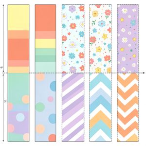 Opaski i chusteczki do tańca — wzory do wycięcia