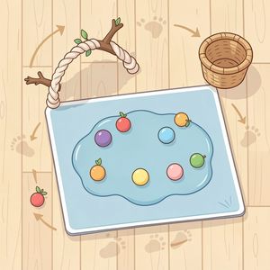 Mini tor przeszkód — elementy (plan)