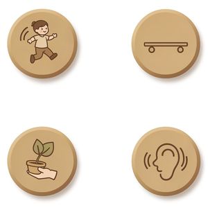 Ikony aktywności — symbole do planszy