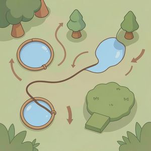 Mapa toru przeszkód — Ścieżka przez las