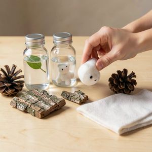 Stacja 2 — butelki sensoryczne i tekstury